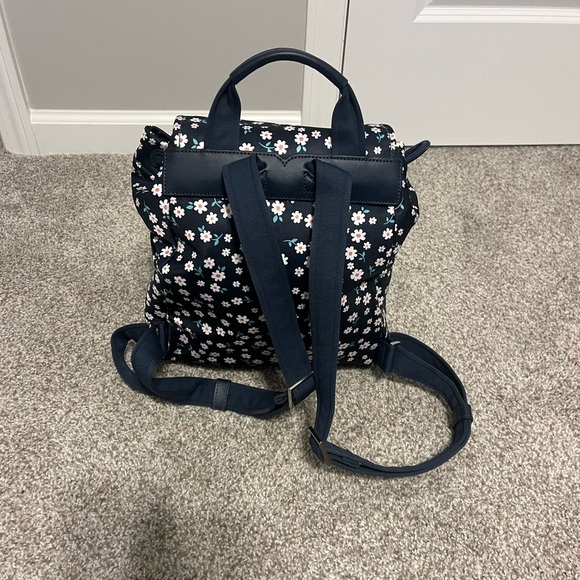 Kate Spade Carley Fleurette Nylon Flap Backpack - Picture 12 of 15